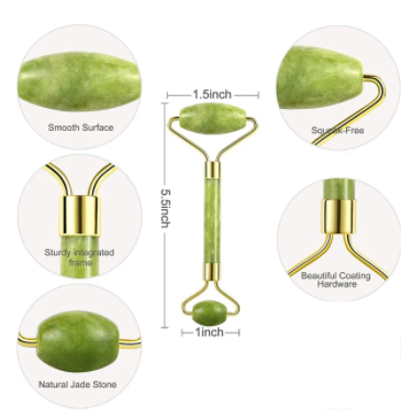 Double Head Jade Stone Facial Massager