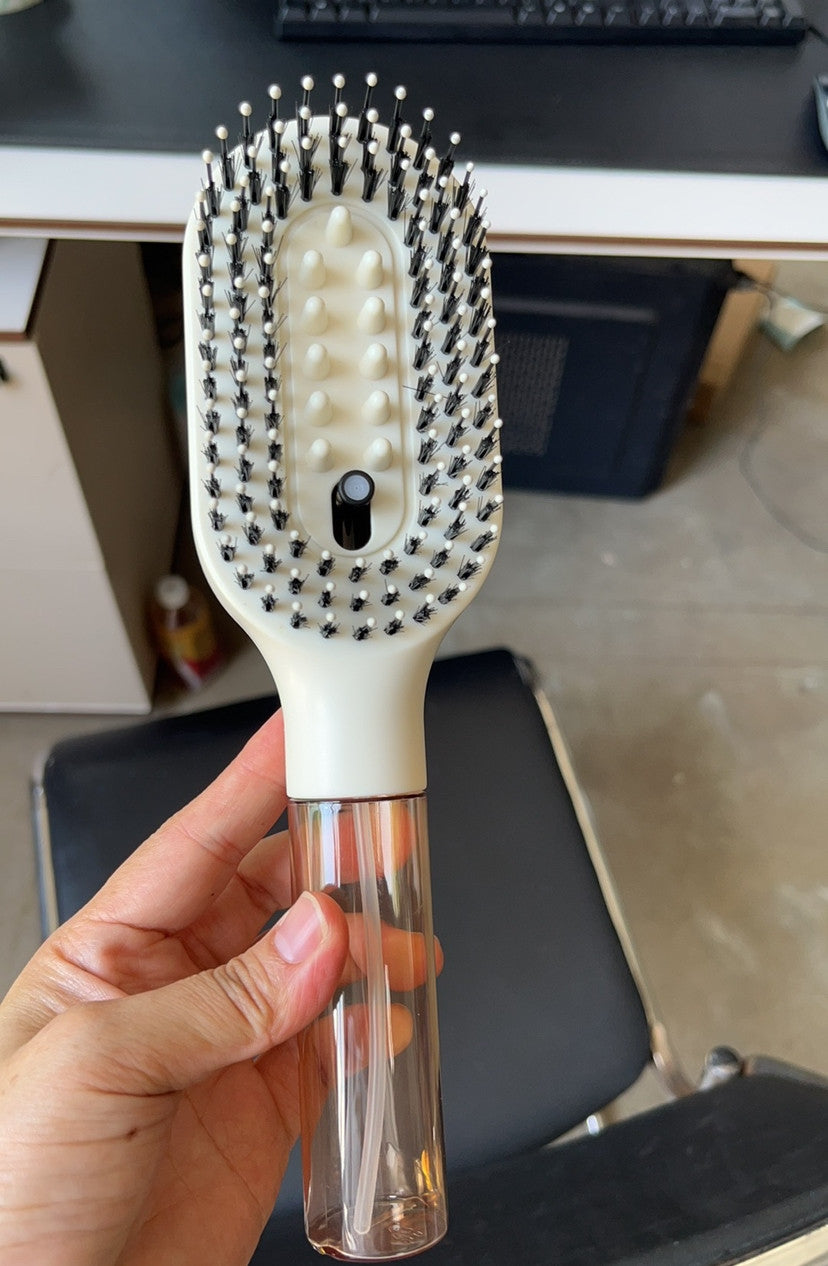 2 in 1 Hair Brush with Mist Spray
