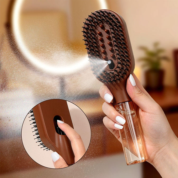 2 in 1 Hair Brush with Mist Spray