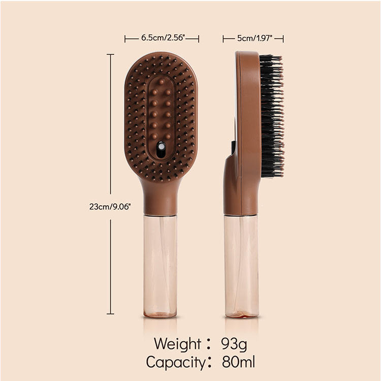 2 in 1 Hair Brush with Mist Spray