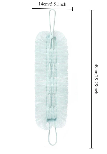2-in-1 Extendable Back Scrubber