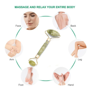 Double Head Jade Stone Facial Massager