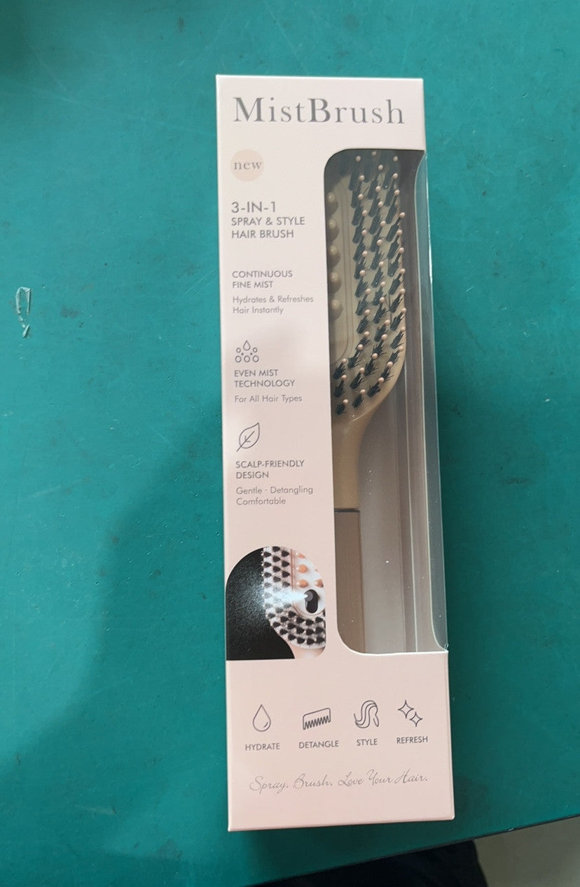2 in 1 Hair Brush with Mist Spray