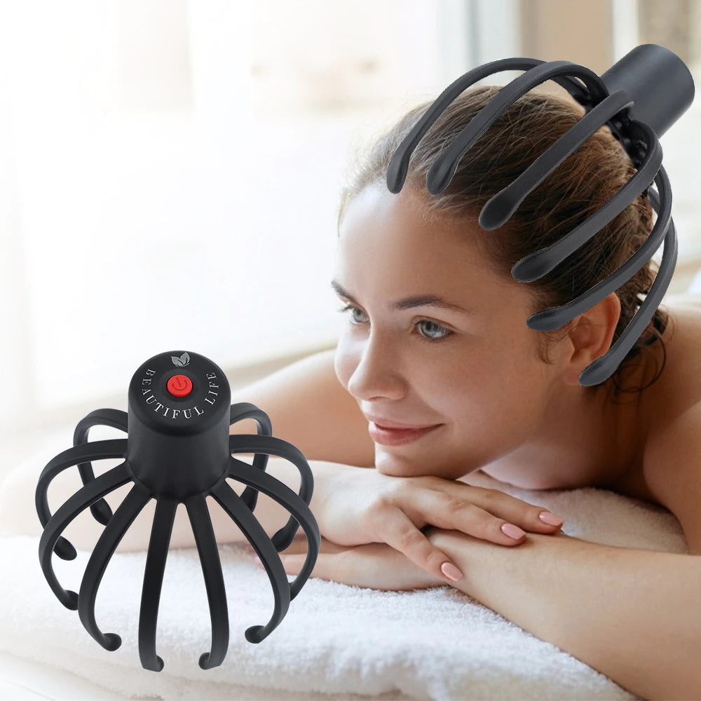 Electric Octopus Claw Shaped Scalp Massager