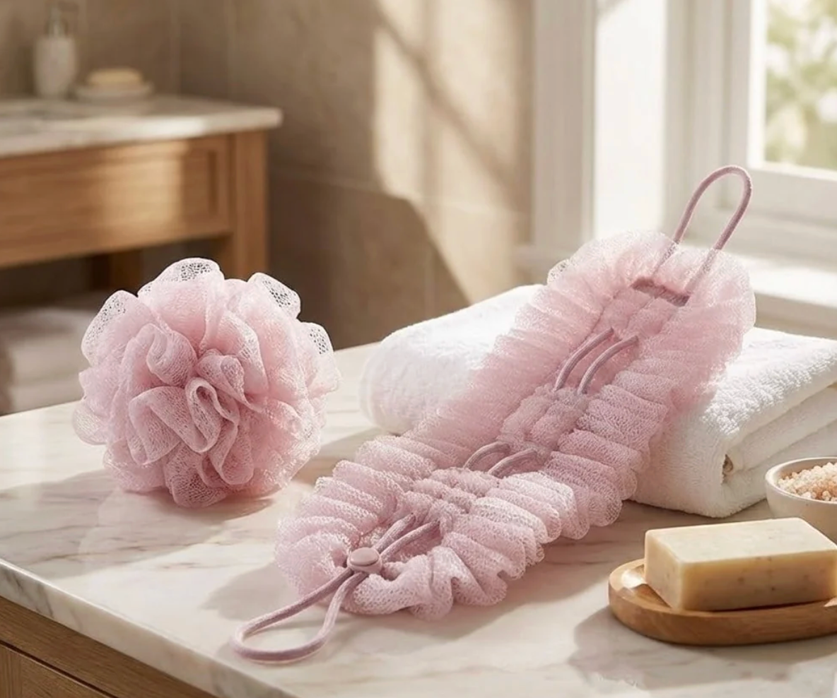 2-in-1 Extendable Back Scrubber