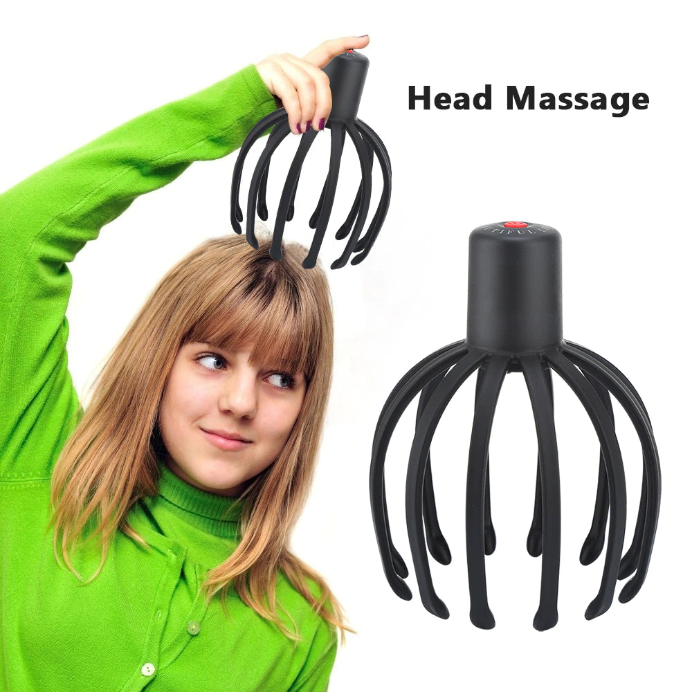 Electric Octopus Claw Shaped Scalp Massager