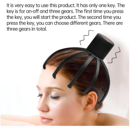 Electric Octopus Claw Shaped Scalp Massager