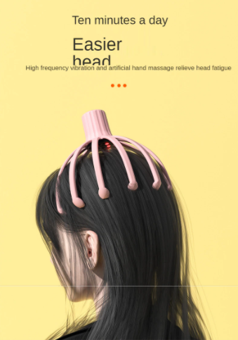 Electric Octopus Claw Shaped Scalp Massager